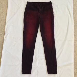 Blackheart Red Wash Super Skinny Jeans
